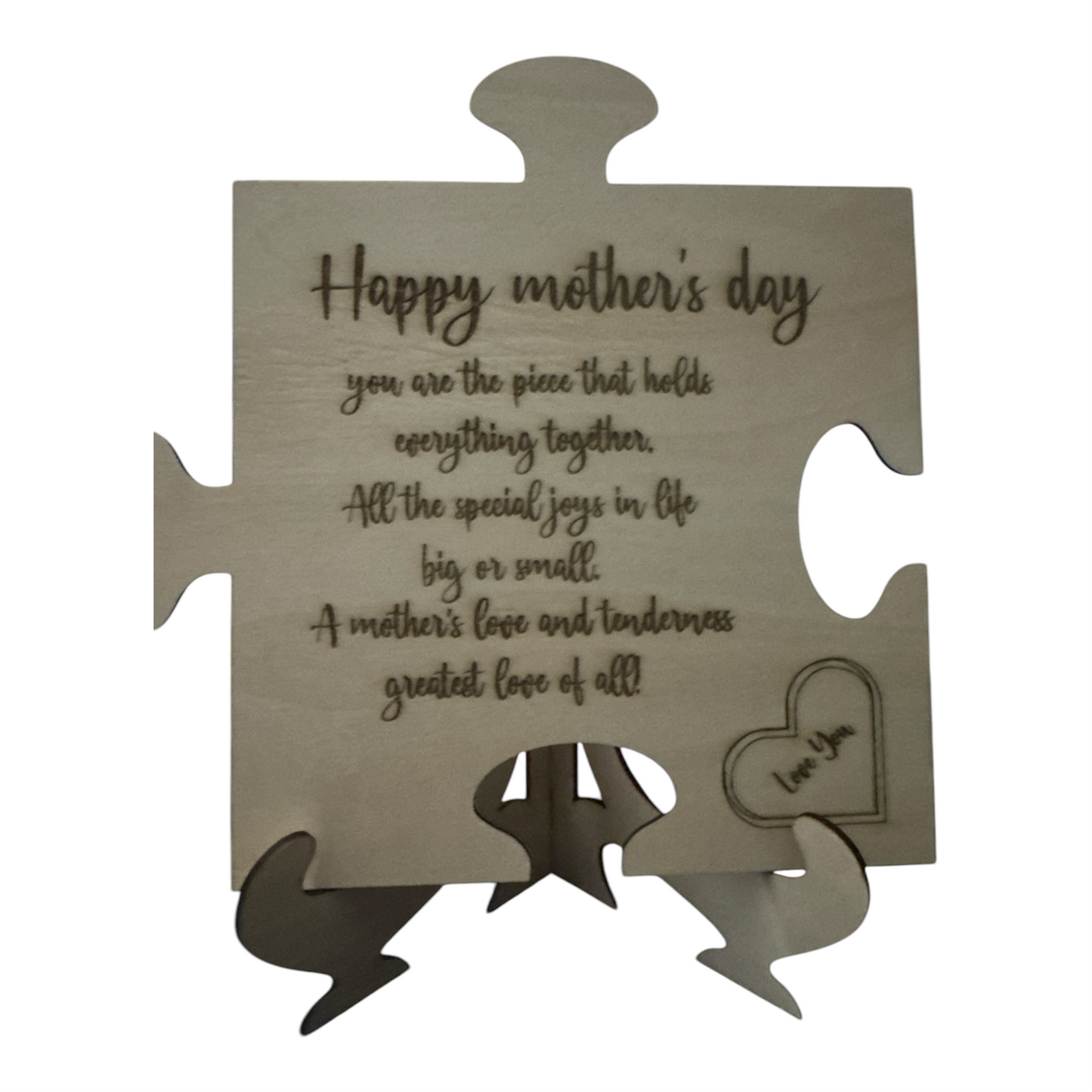 Mothers Day Puzzle and Stand